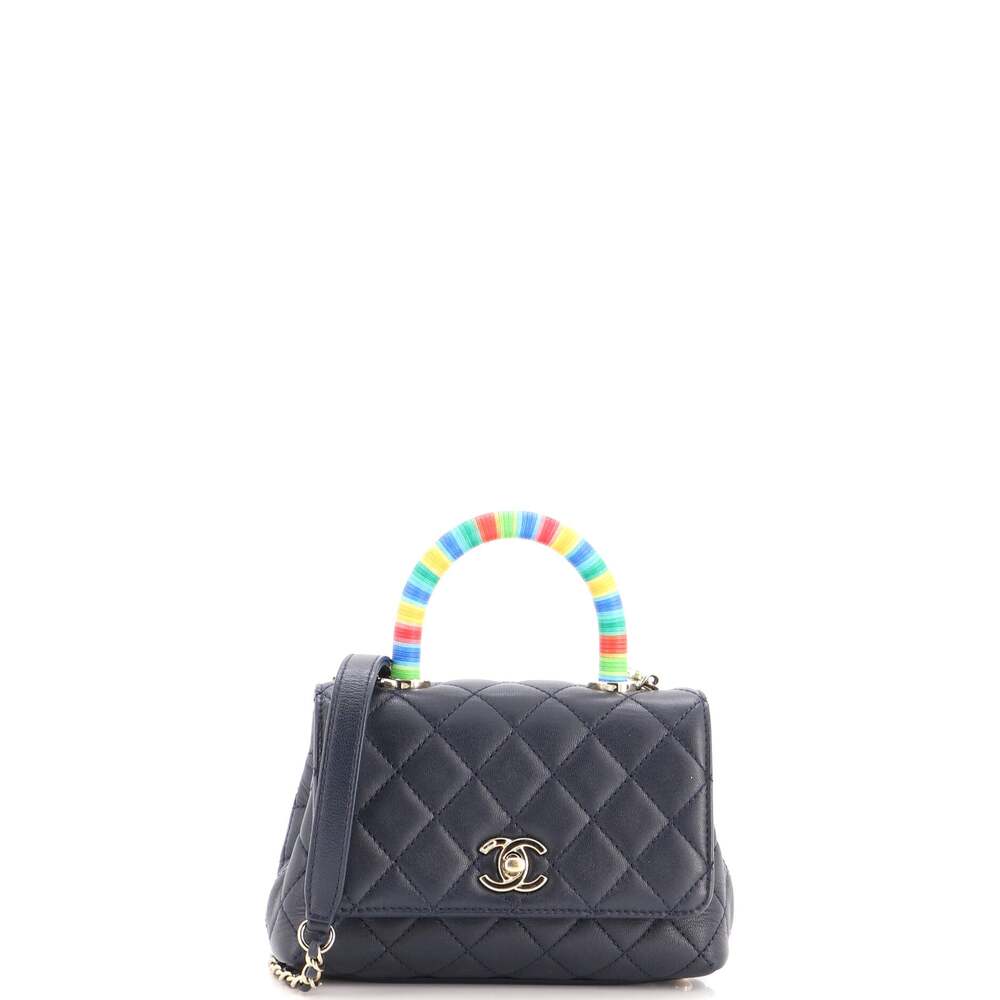 Chanel Coco Top Handle Bag Quilted #339373C48B
